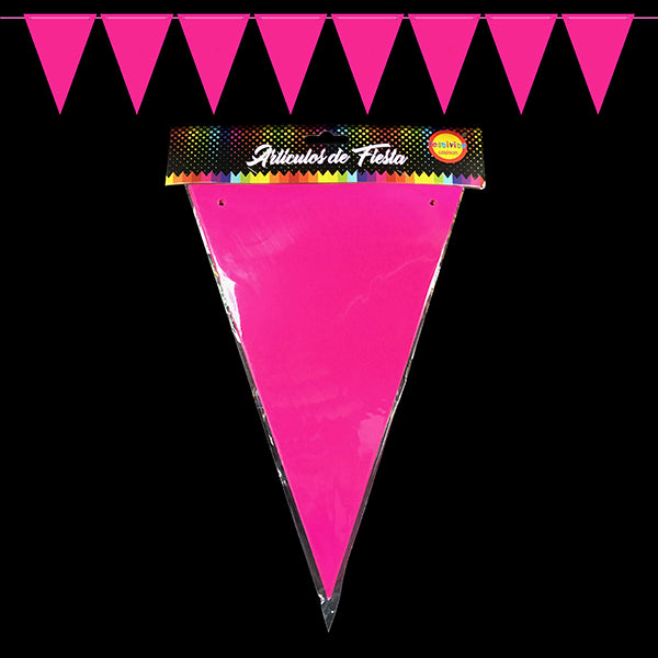 Banderin Fluor Fucsia 5m x1 uni