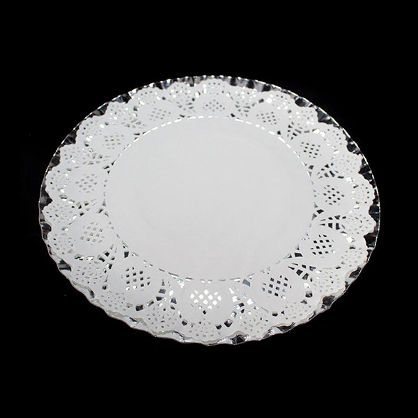 Bandeja Redonda Blonda 30 Cm Plateado x1 uni