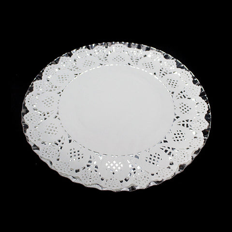 Bandeja Redonda Blonda 30 Cm Plateado x1 uni