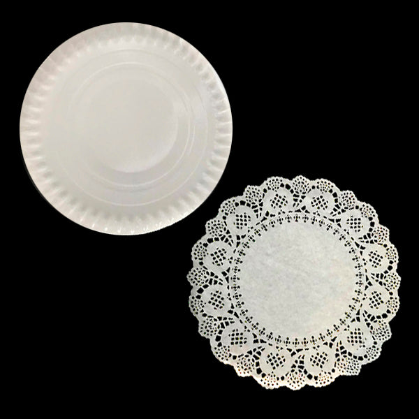 Bandeja Redonda Blonda 33 Cm Blanco x1 uni