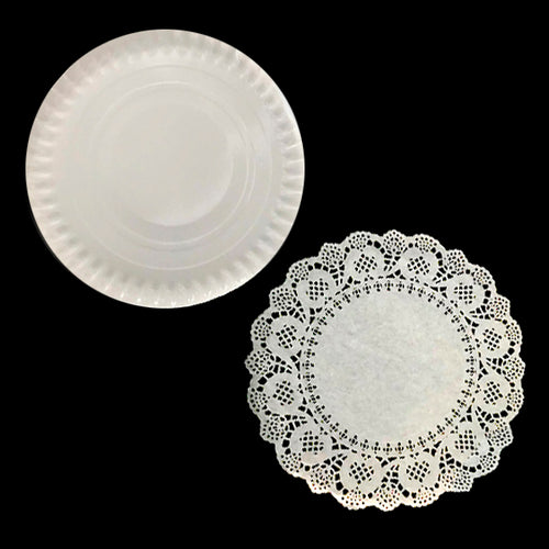Bandeja Redonda Blonda 33 Cm Blanco x1 uni