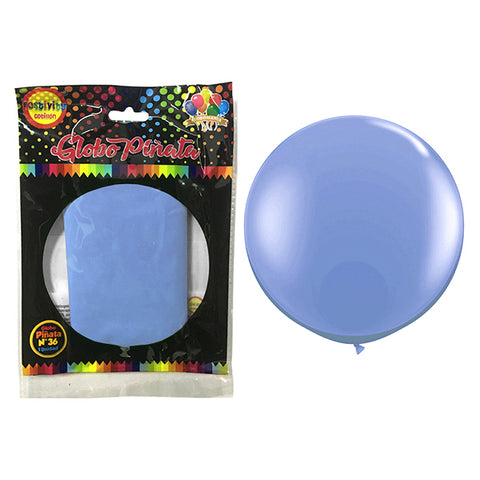 Globo Piñata R36 Gris Pastel x1