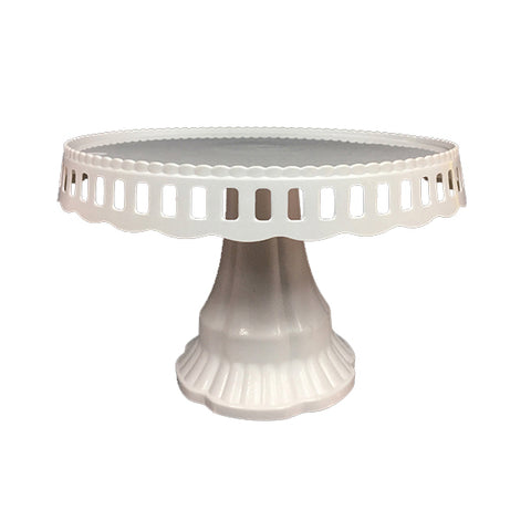 Bandeja Torta Plastico Blanco 24cm x1 uni