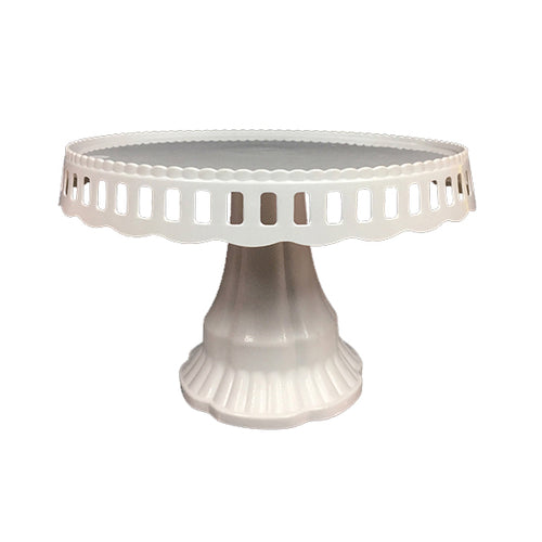 Bandeja Torta Plastico Blanco 24cm x1 uni