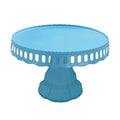 Bandeja Torta Plastico Celeste 24cm x1 uni