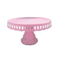 Bandeja Torta Plastico Rosado 27cm x1 uni