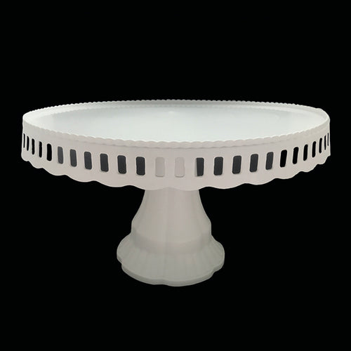 Bandeja Torta Plastico Blanco 30cm x1 uni