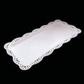 Bandeja Rectangular Plastico 30x15cm Blanco x1 uni