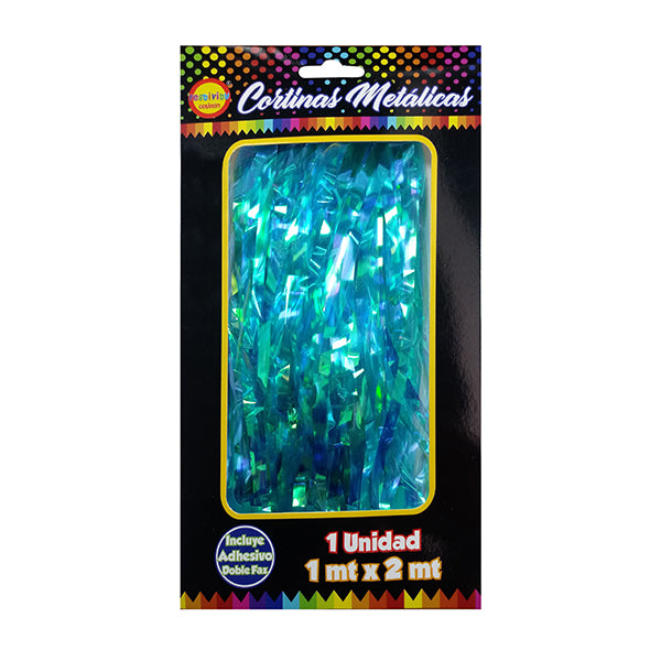 Cortina Nacarado Aqua 2m x1