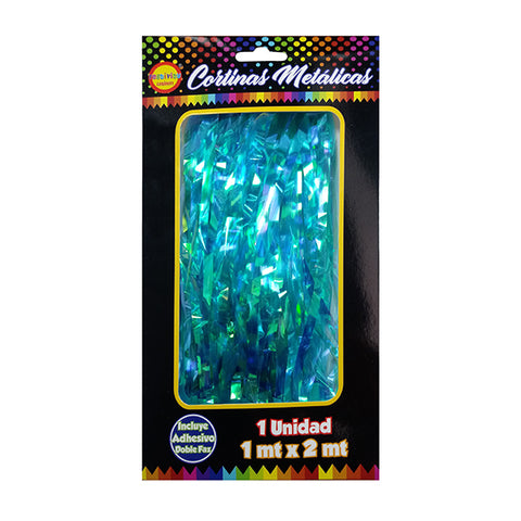 Cortina Nacarado Aqua 2m x1