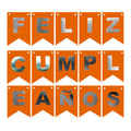 Guirnalda F.c. Fluor Naranjo x1 uni