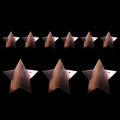 Guirnalda 3m Estrella Rose Gold Metalico X 1 uni