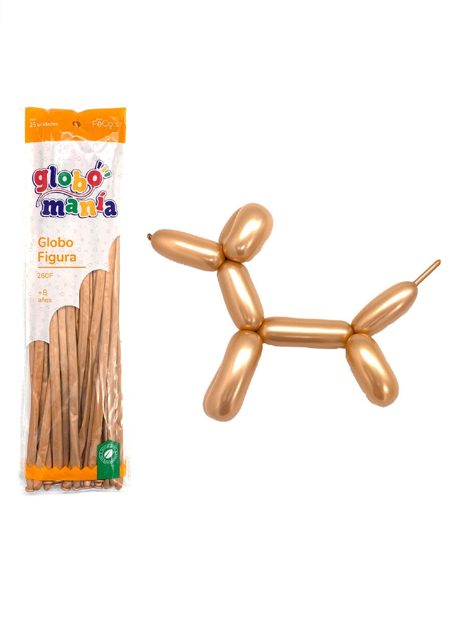 Globo Figura Rose Gold X25