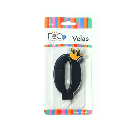 Vela Corona Numeral N° 0 x1 uni