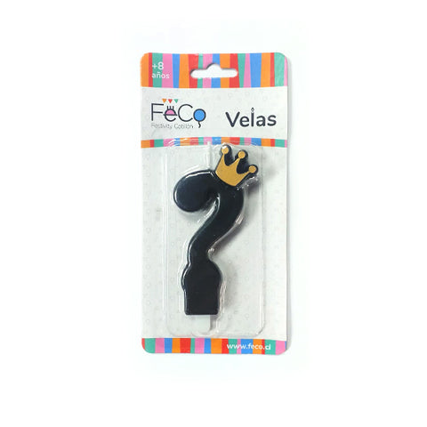 Vela Corona Numeral N° ? x1 uni