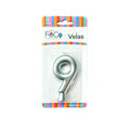 Vela Numeral Plateado Nº 9 x24 uni