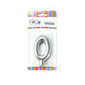 Vela Numeral Plateado Nº 0 x24 uni