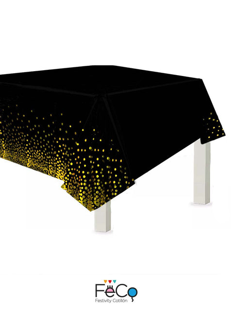 Mantel Metalico 137x183 Negro/dorado x1 uni