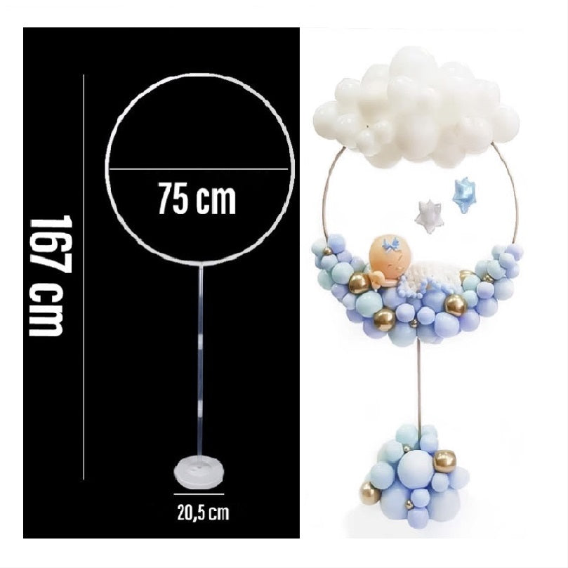 Soporte Redondo Para Globos x1 uni