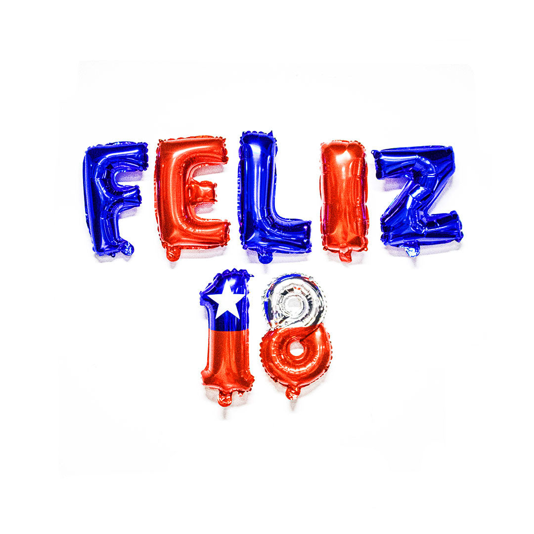 Globo Metalico Feliz 18 1 Unidad