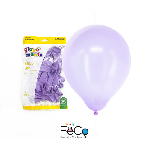 Globo 05 Pastel Morado X25 uni