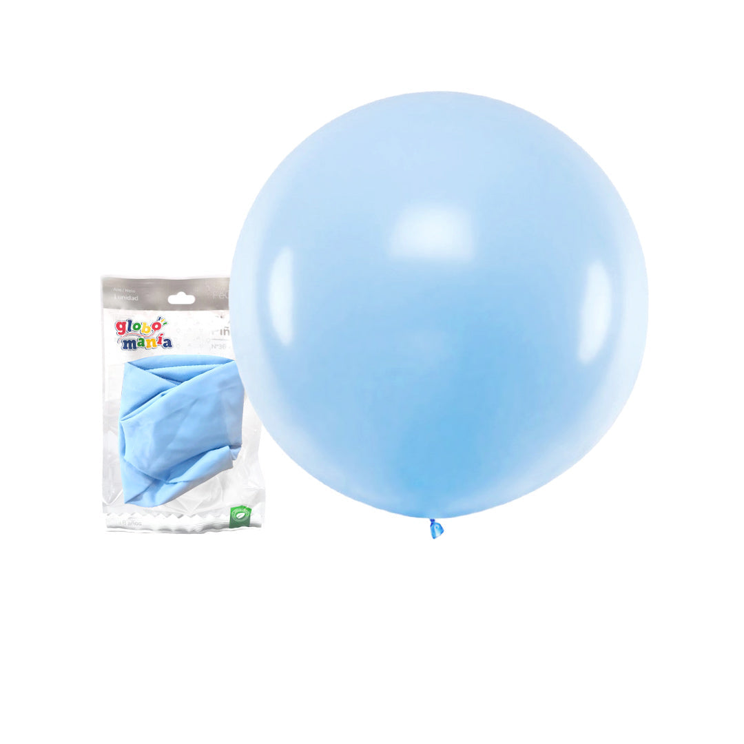 Globo Piñata R36 Celeste Pastel x1 uni
