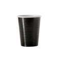 Vaso Carton 7 Oz Negro Metalic x6