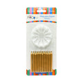 Vela Metallic Dorado x12 Pcs x24 uni