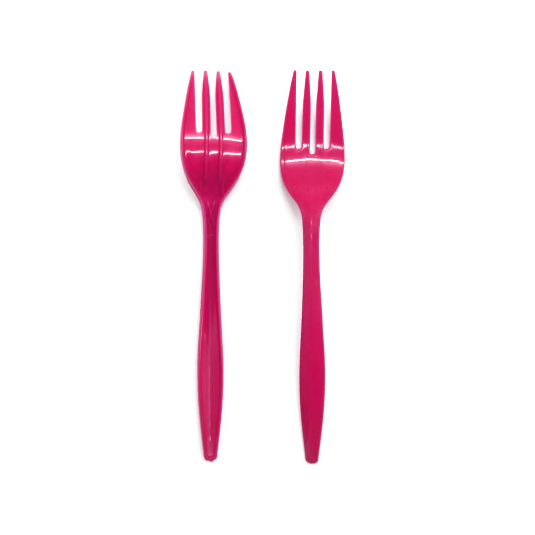 Tenedor Fucsia X20 uni