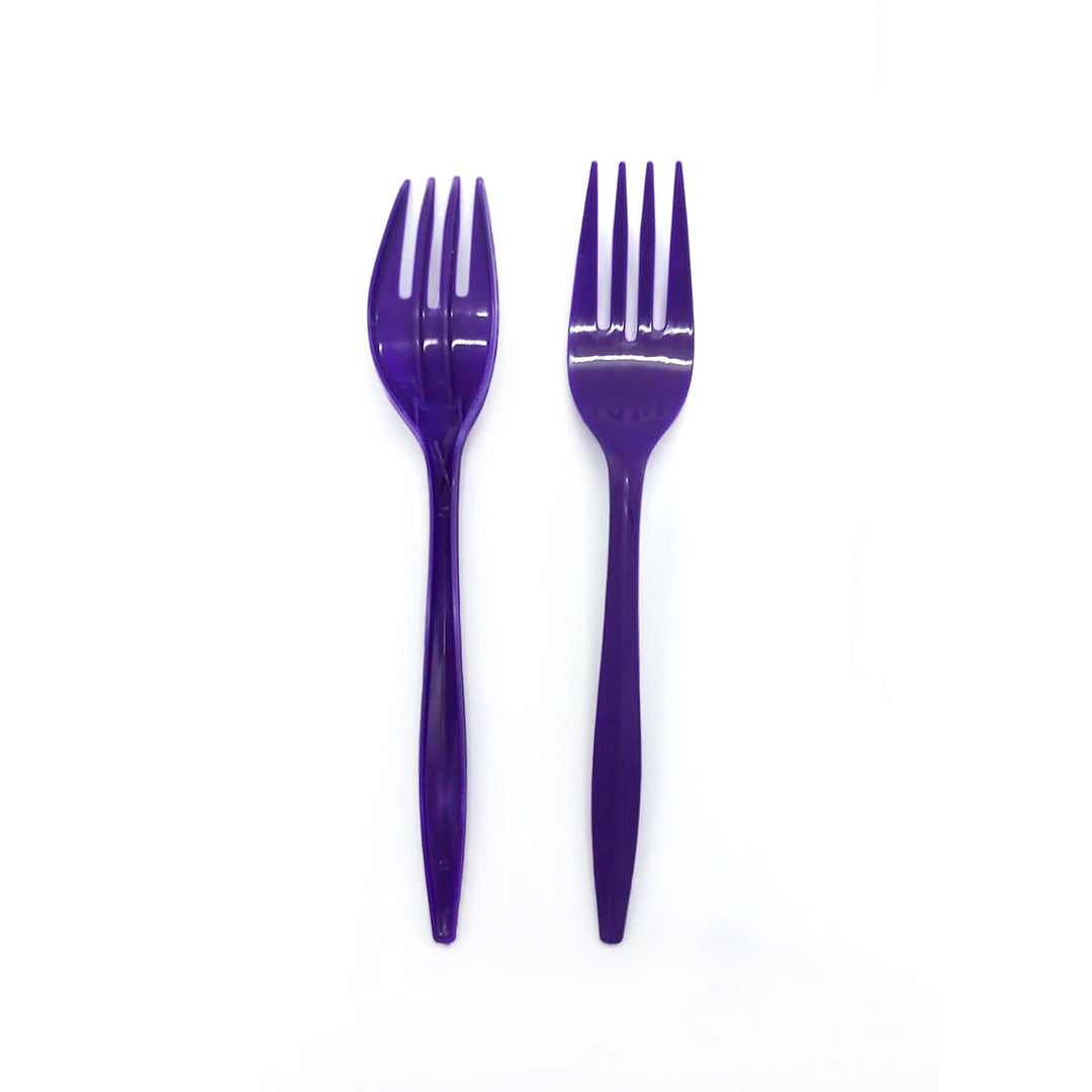 Tenedor Morado X20 uni