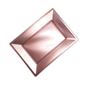 Bandeja Rect Grande Rose Gold x3 uni
