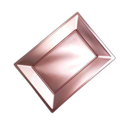 Bandeja Rect Grande Rose Gold x3 uni