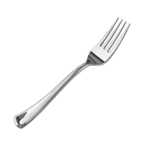 Tenedor Plateado x10 uni