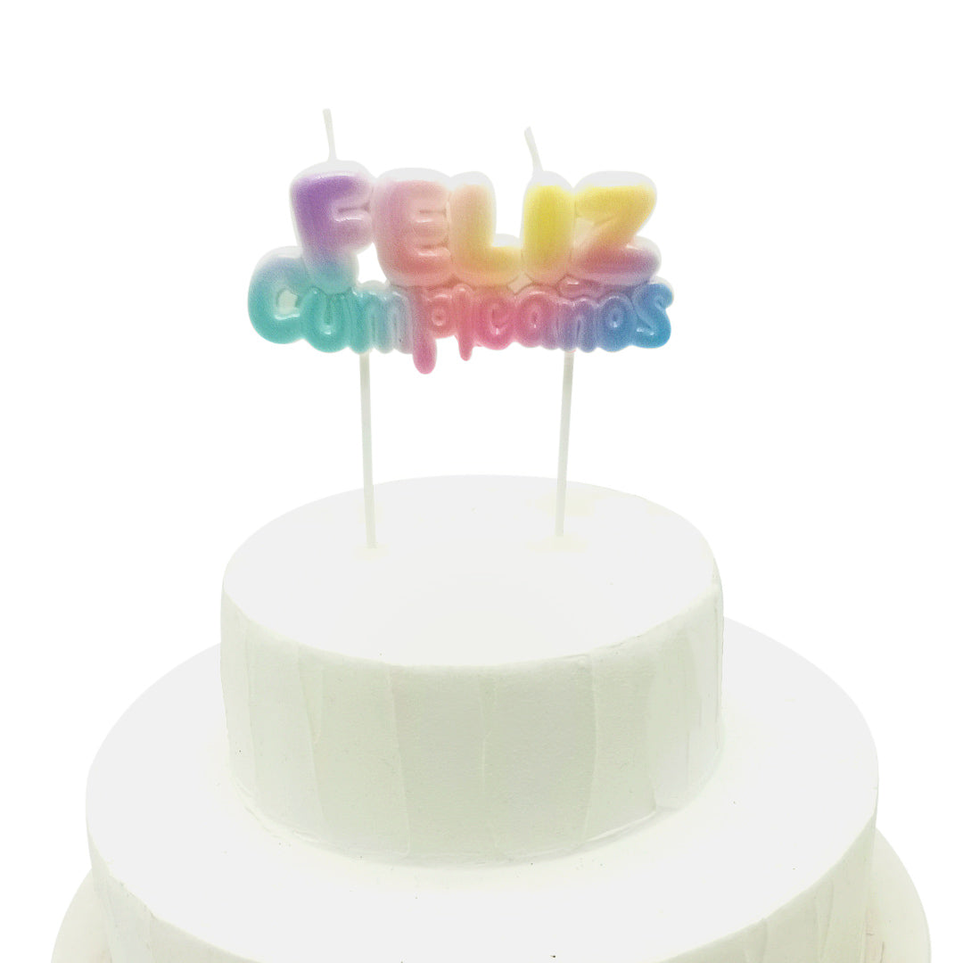 Vela Feliz Cumpleaños Multi x1 uni