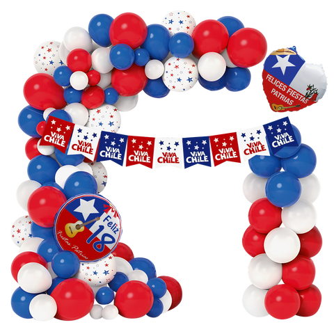 Set Deco Globos Fiestas Patrias 1 Unidad