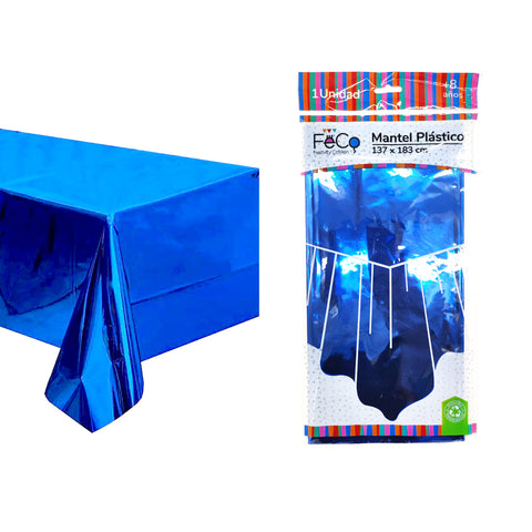 Mantel Metalico 137x183 Azul X1uni
