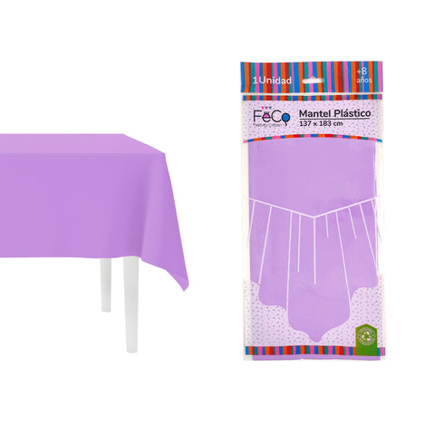 Mantel Pastel 137x183 Morado X1uni