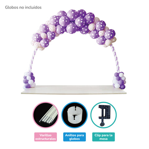 Set Arco Globo Para Mesa 2.5m x1 uni