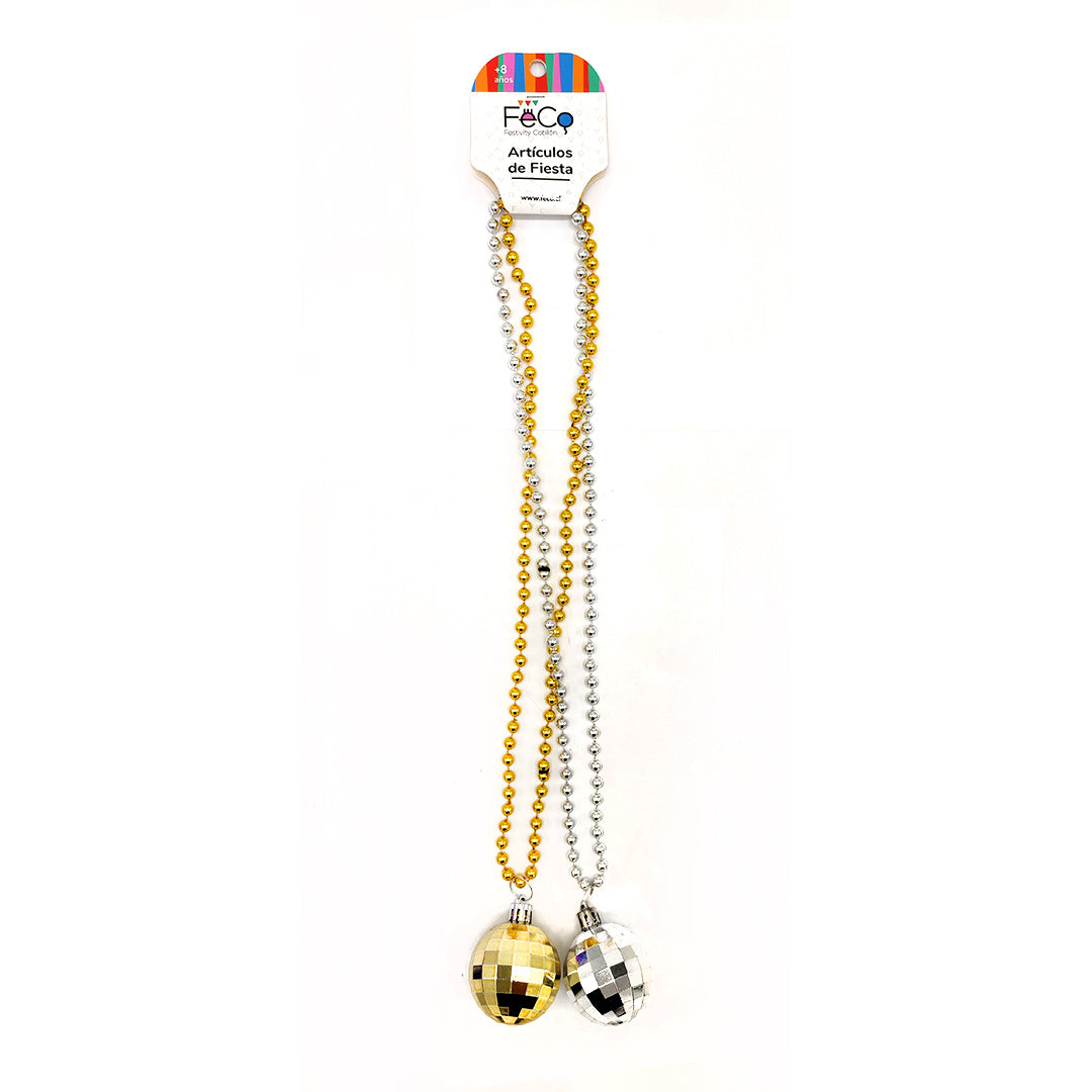 Collar Beads Disco 2pcs X1uni