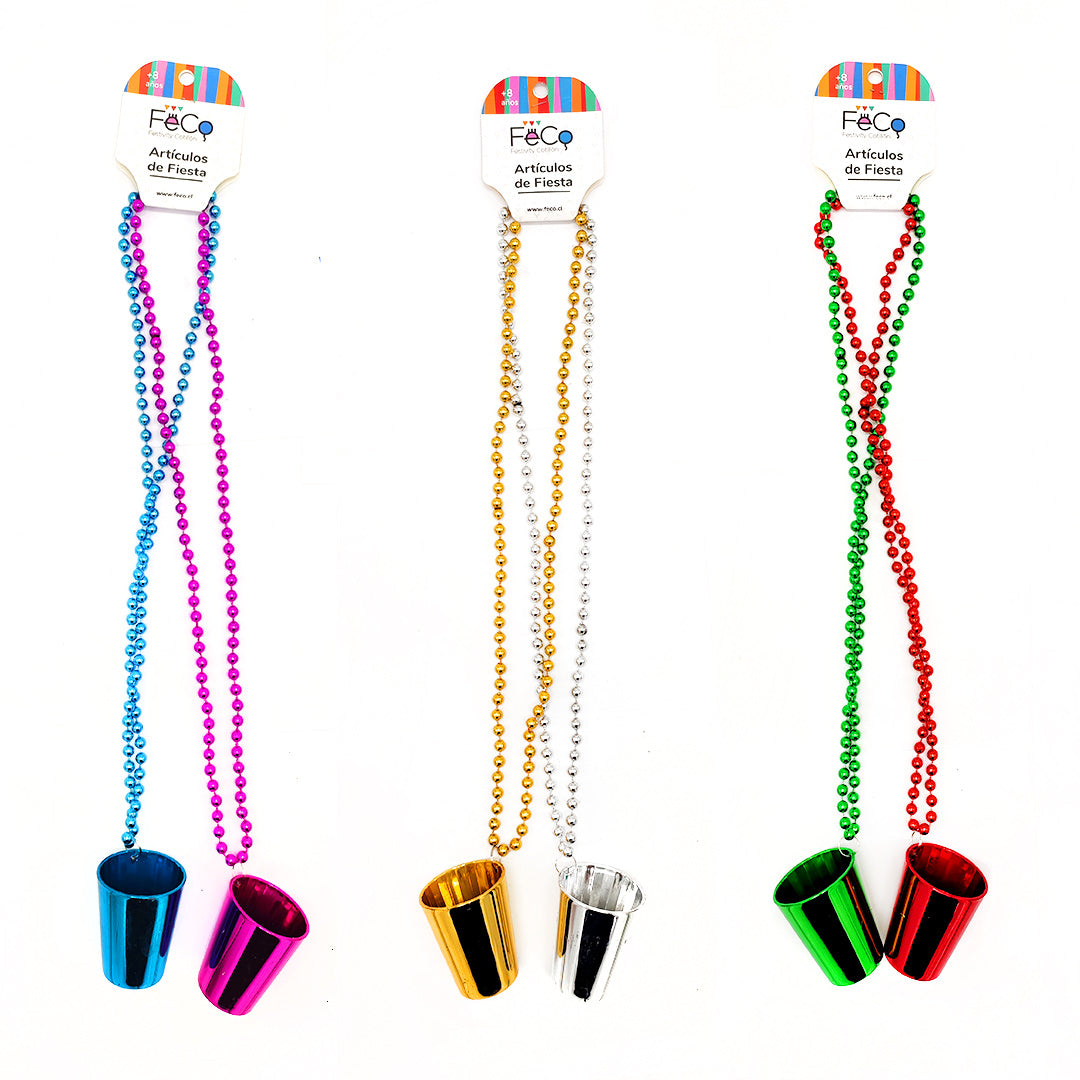 Collar Beads Shot 2pcs X1uni
