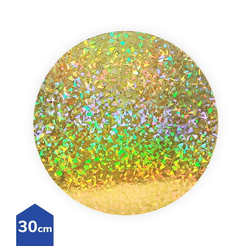 Bandeja Torta 30cm Dorado Laser X1uni
