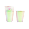 Vaso Carton 7 Oz Nacarado Blanco X6uni