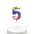 Vela Chrome Multi 5x7cm Nº 5