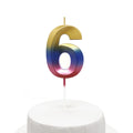 Vela Chrome Multi 5x7cm Nº 6