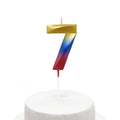 Vela Chrome Multi 5x7cm Nº 7