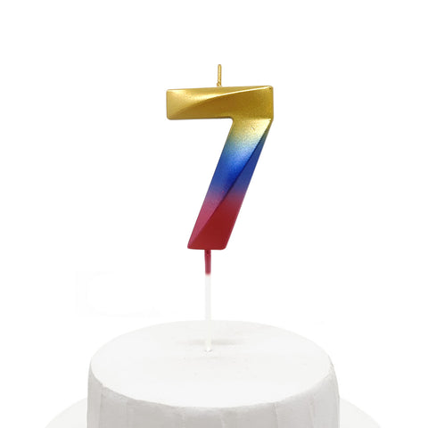 Vela Chrome Multi 5x7cm Nº 7