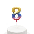 Vela Chrome Multi 5x7cm Nº 8