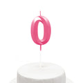 Vela Chrome Rosado 5x7cm Nº 0