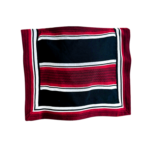 Manta Huaso Negro / Rojo 1 Unidad