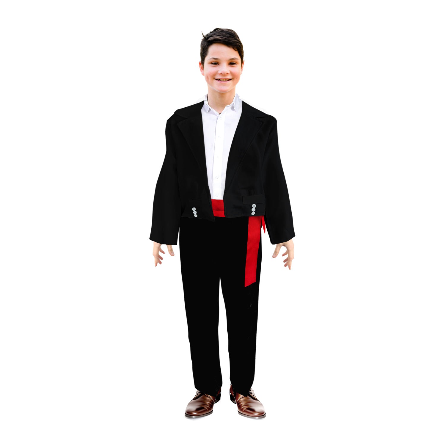 Traje Huaso Elegante Negro Niños